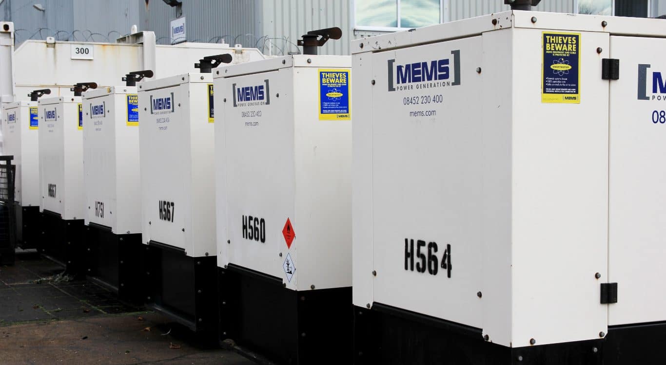 Generator Hire Services - Diesel Generator Rental - MEMS Power Generation