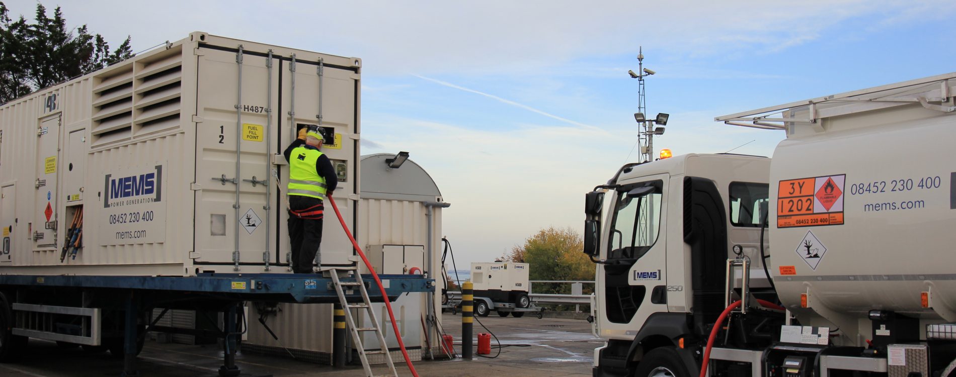 Seamless fuel delivery and monitoring solutions by MEMS for emergency and planned power requirements.
