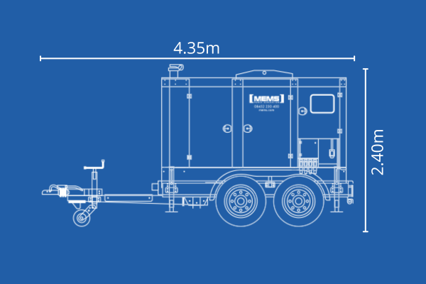 MEMS 100 kVA Generator Towable