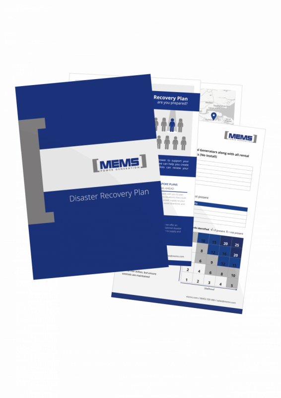 The MEMS Disaster Recovery Plan - Emergency Power Generation