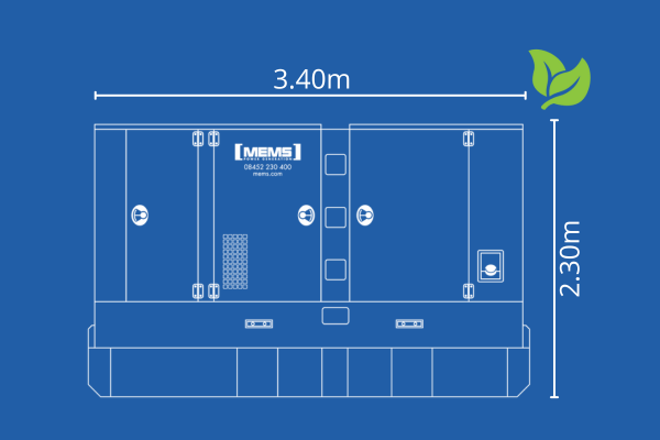 Stage V 200 kVA Generator