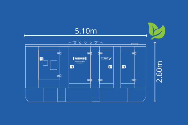 MEMS Stage V 500 kVA Generator