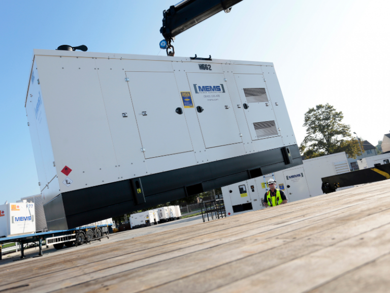 MEMS Temporary generators ranging from 30 kVA to 2000 kVA