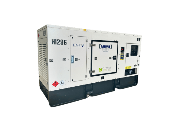 Stage V 100 kVA Generator Hire - Ultra low emissions | MEMS