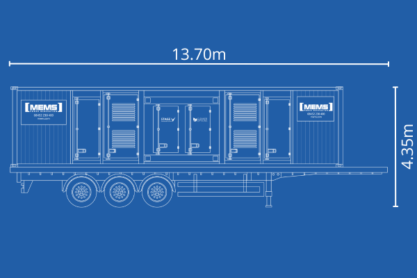 MEMS Stage V 1320 kVA Generator